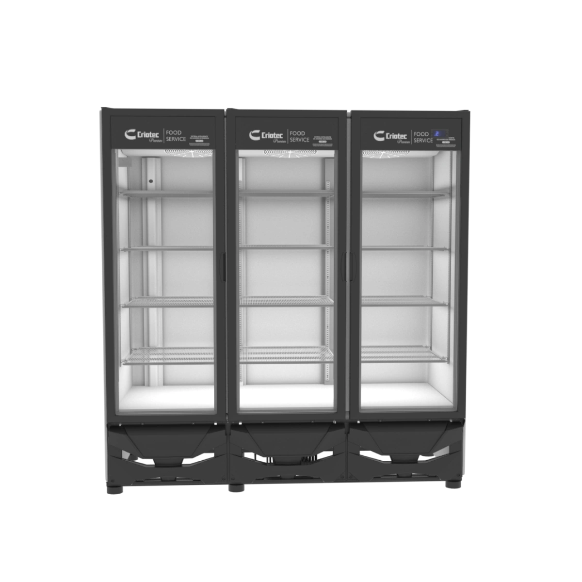 Enfriador Vertical 3 Puertas 64 ft³ | CFX-64