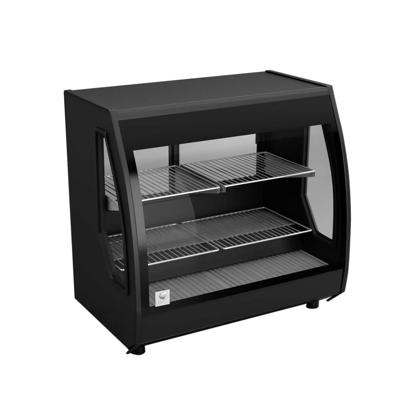 Vitrina curva modular de mostrador con 120 cm