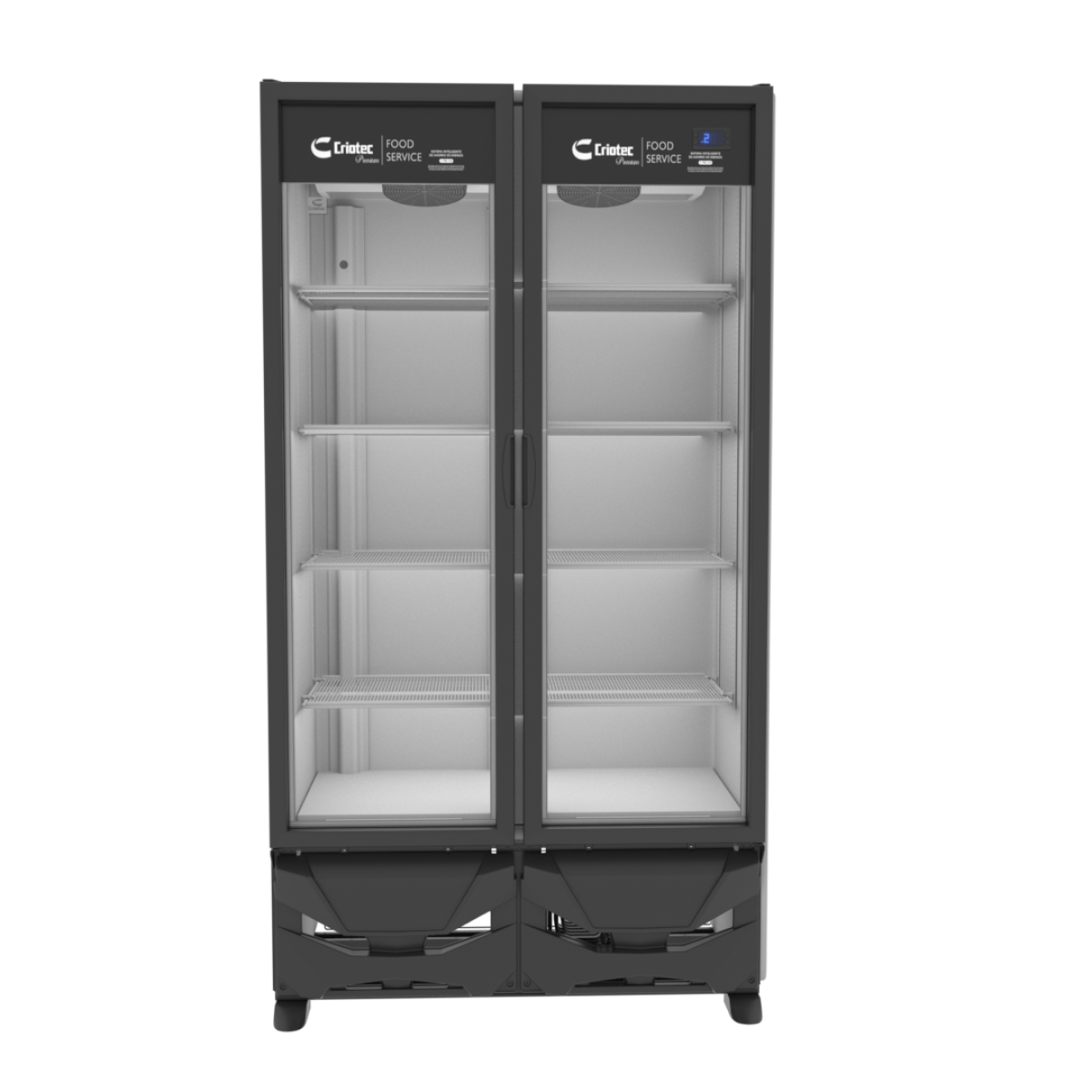 Enfriador Vertical 2 Puertas 24 ft³ | CFX-24