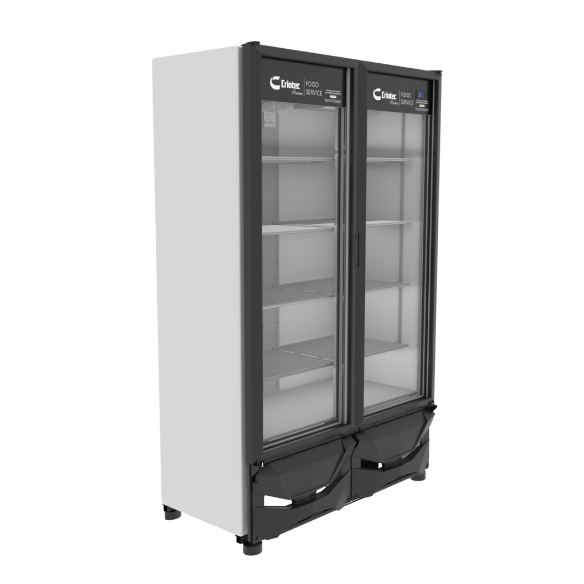 Enfriador Vertical 2 Puertas 42 ft³ | CFX-42